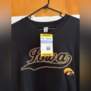 Women's Iowa Hawkeyes Black Long Sleeve Pullover - Medium